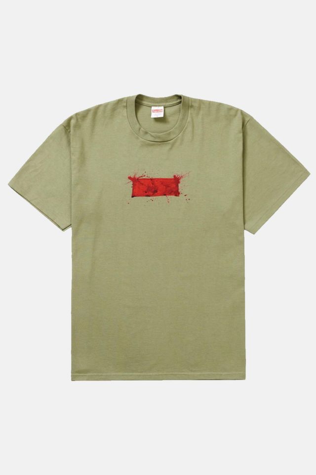 Unwrapping a #supreme #boxlogo tee - we got them in store for the