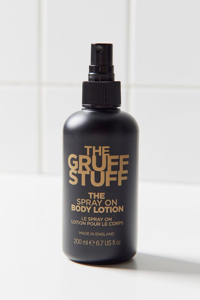 The Gruff Stuff Spray On Body Lotion Urban Outfitters Canada