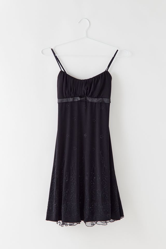 Vintage Floral Embroidered Dress | Urban Outfitters