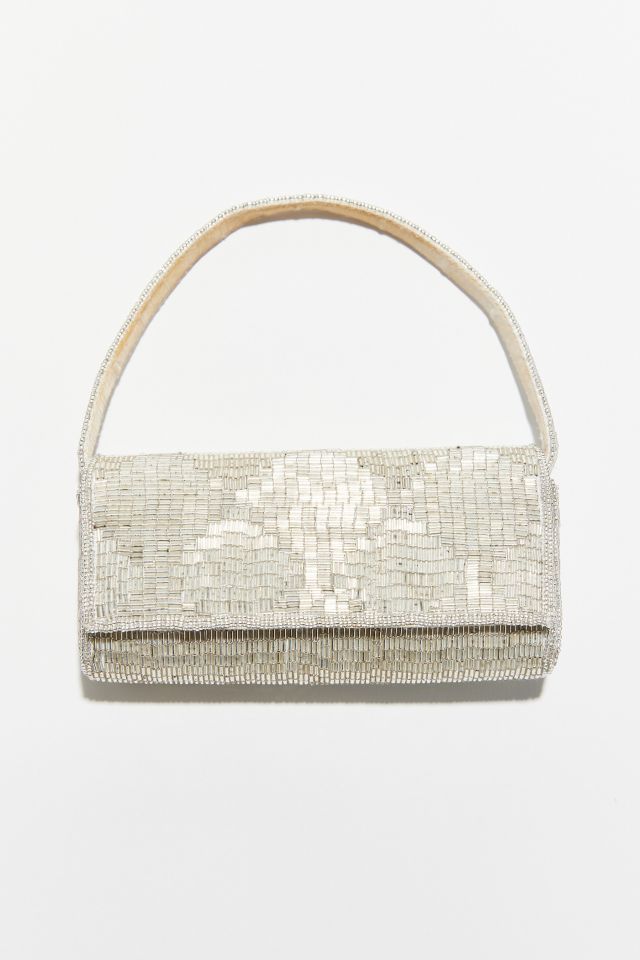 Vintage Silver Beaded Purse Urban Outfitters Canada