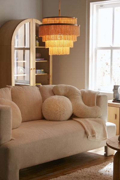 Julia Tiered Fringe Chandelier