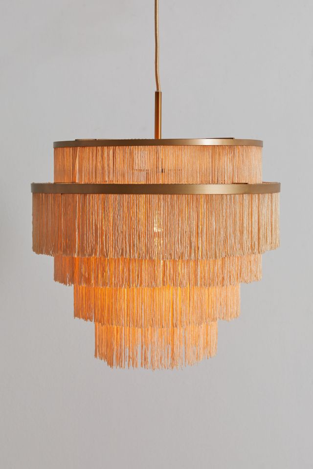 Julia Tiered Fringe Chandelier #3