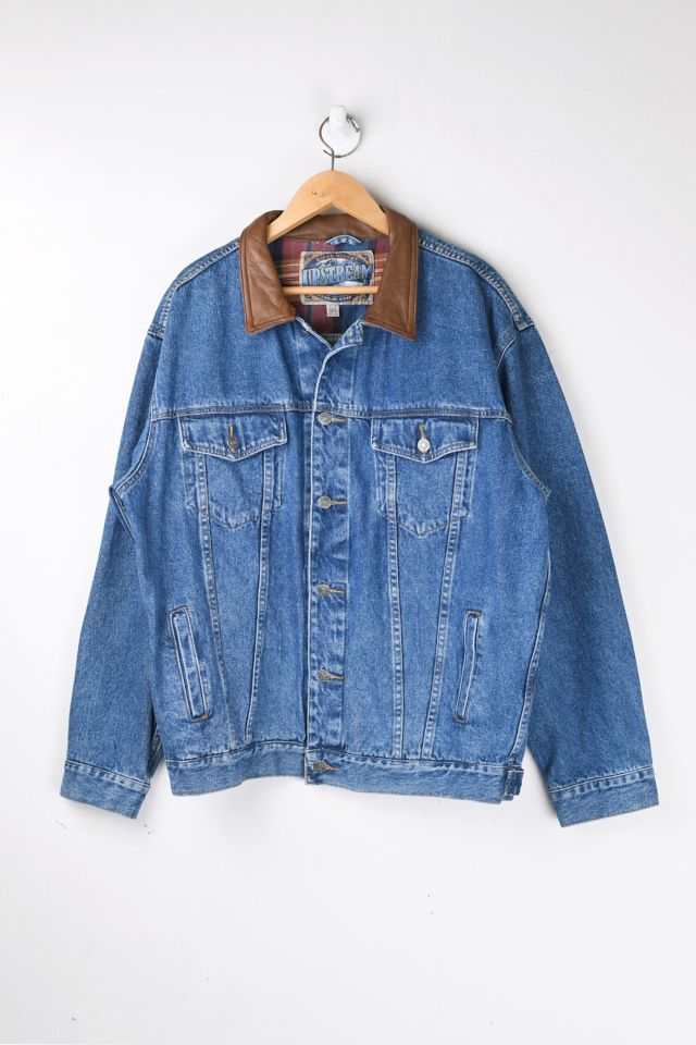 Leather denim jacket, 99,90 €