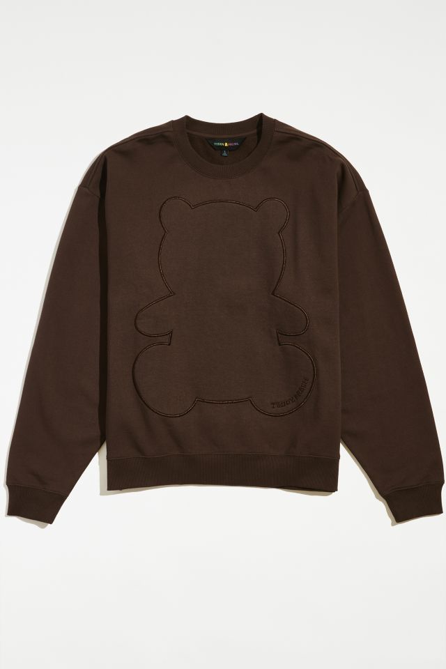 Teddy Fresh Oversized Crew Neck Sweatshirt Urban Outfitters