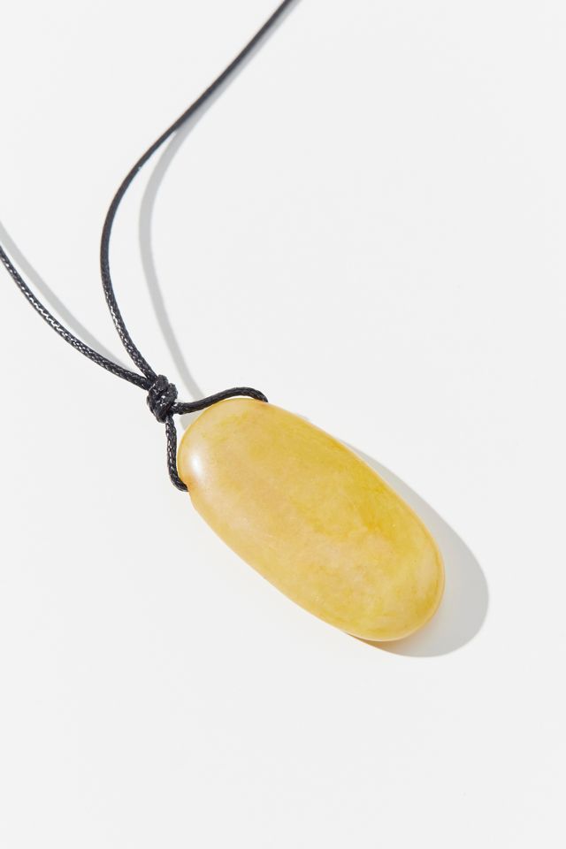 Oval Stone Corded Choker | Urban Outfitters