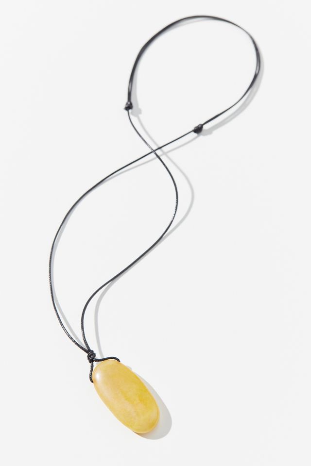 Oval Stone Corded Choker | Urban Outfitters