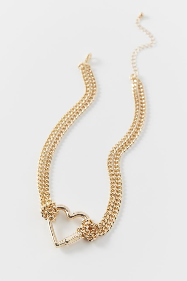 Amelia Statement Heart Choker Necklace #1