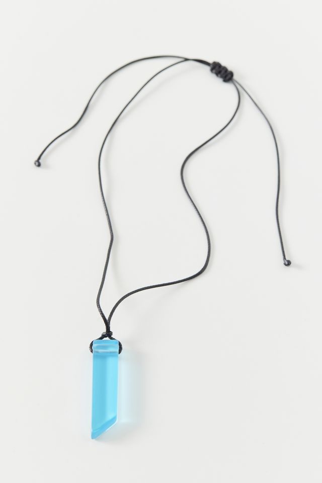 Annie Genuine Stone Cord Necklace #1