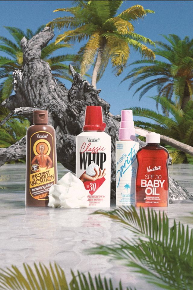  Vacation Classic Whip SPF 30 Sunscreen + Air Freshener Bundle,  Whipped Sunscreen Mousse SPF 30, Moisturizer with SPF, Broad Spectrum,  Water-Resistant Whipped Sunscreen, 4 Oz. : Beauty & Personal Care