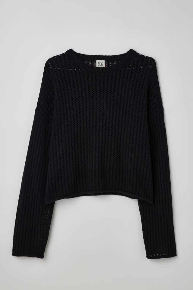Crochet Snap Button Sweatshirt