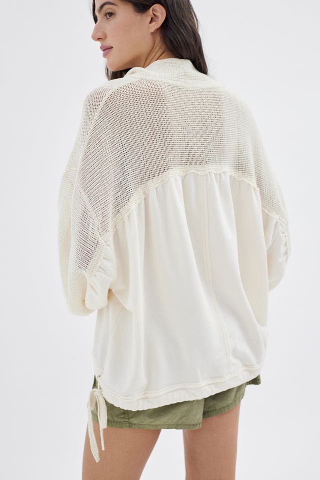 Out From Under Sienna Mesh Popover Sweatshirt #2