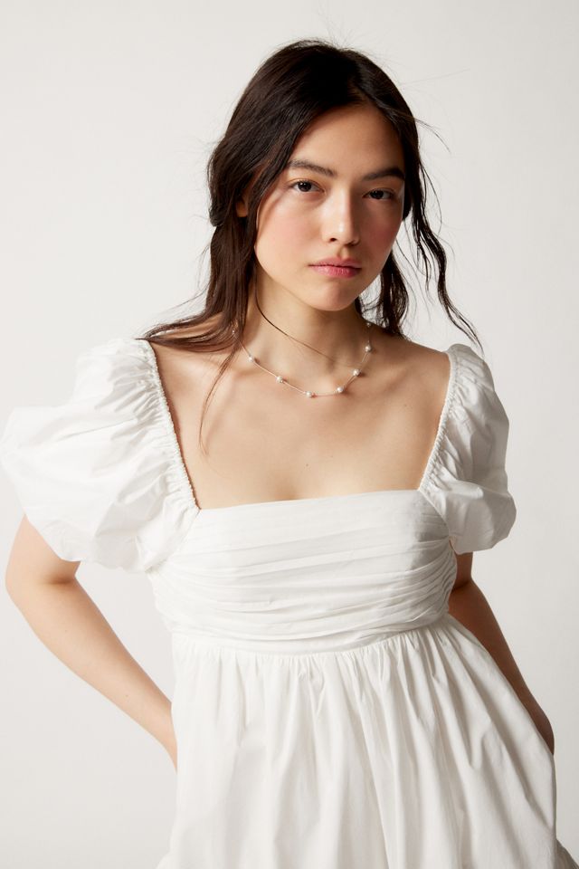 En Saison Juliet Eyelet Mini Dress | Urban Outfitters