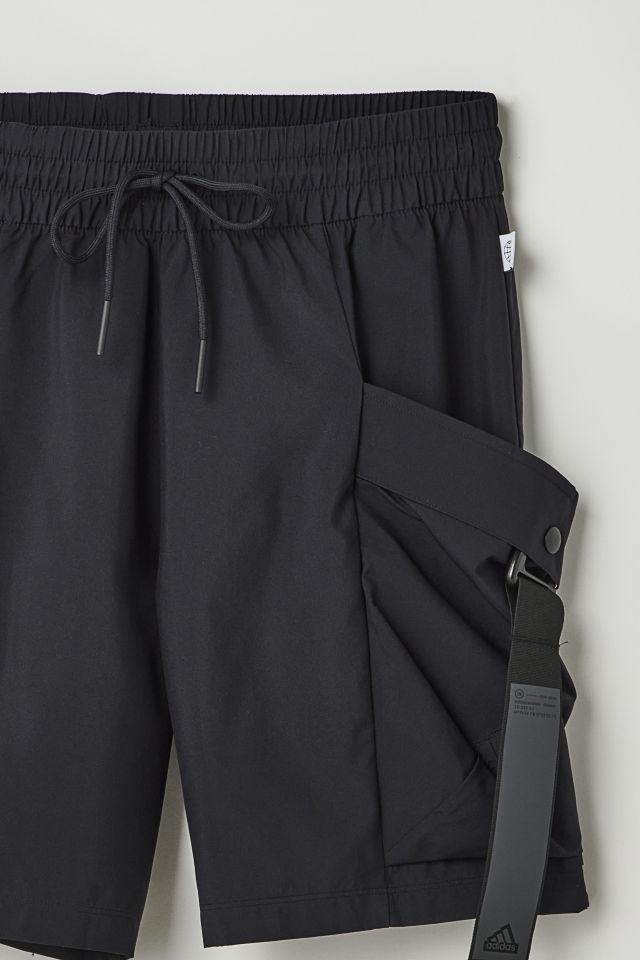◆売り切れ必至◆ ◆ADIDAS◆ CARGO SHORTS - Black adidas originals Cargo Shorts Side Pocket Loose Lacing