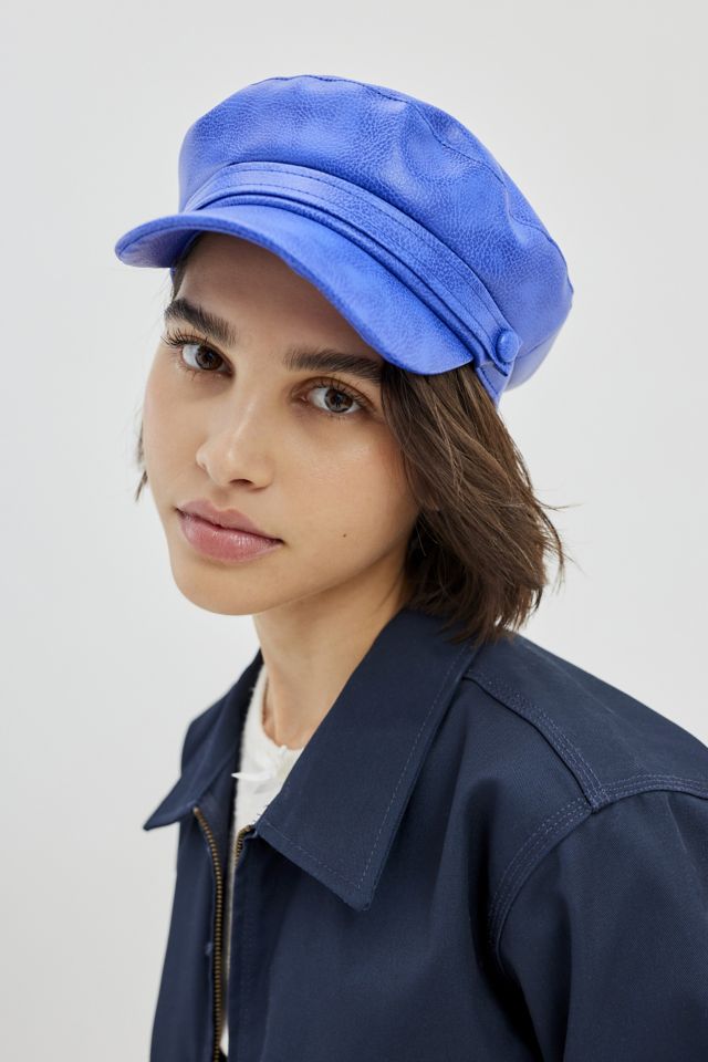 Kaz Faux Leather Classic Cabbie Hat | Urban Outfitters