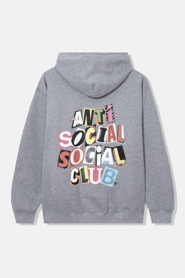 Anti social social club zip up hoodie online