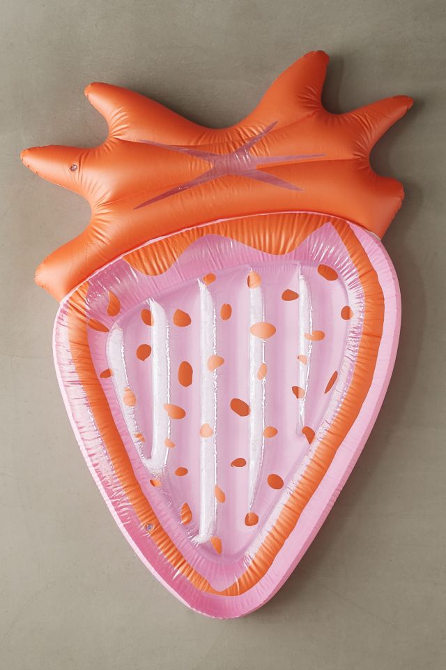 Sunnylife Lie-On Strawberry Pool Float #2