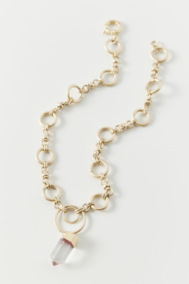 Gabby Stone Pendant Necklace #1
