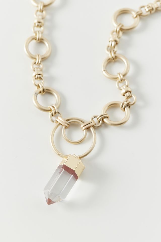 Gabby Stone Pendant Necklace #2
