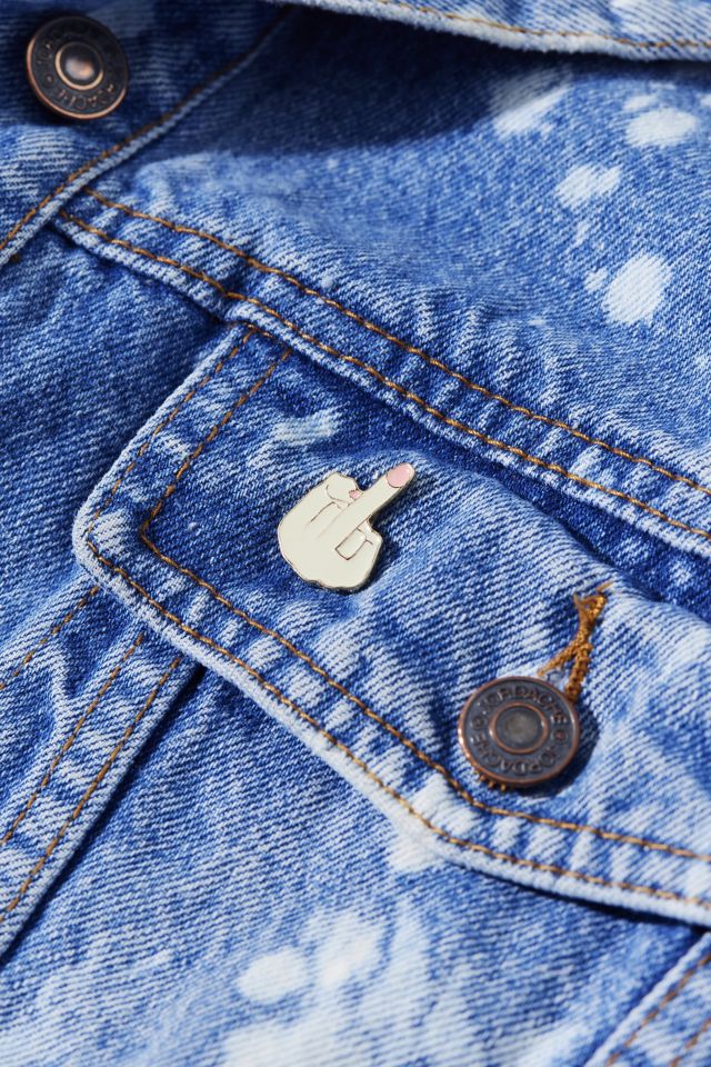 Middle Finger Enamel Pin #1