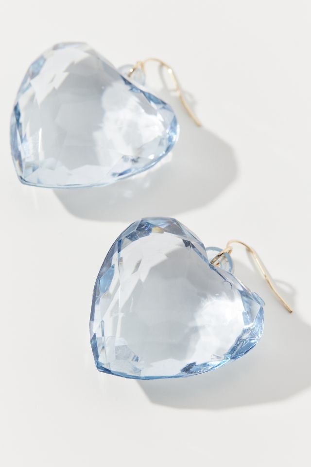 Angelica Faceted Heart Earring #3