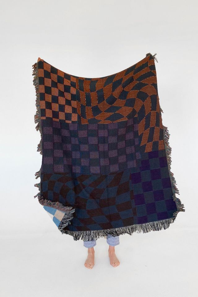 Clr Shop All Checks Out Woven Throw Blanket #1