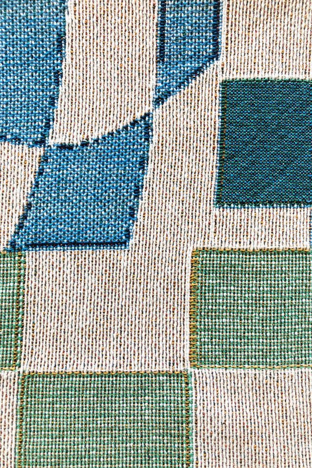 Clr Shop All Checks Out Woven Throw Blanket