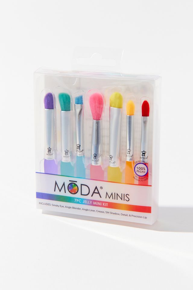 MODA Minis 7-Piece Jelly Mini Brush Kit | Urban Outfitters Canada