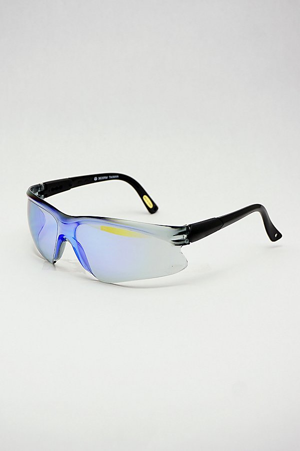 Urban Outfitters Vintage Silas Sports Sunglasses In Iridescent, Men's At