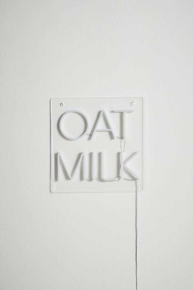 Oat Milk Neon Sign #2