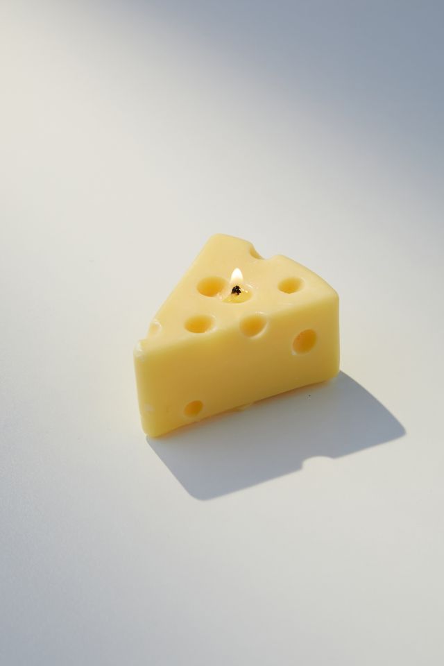 This Candle Is Lit Cheese Shaped Candle #2