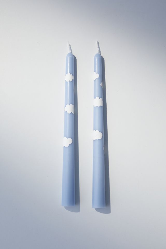 This Candle Is Lit Head In The Clouds Taper Candle Set #1