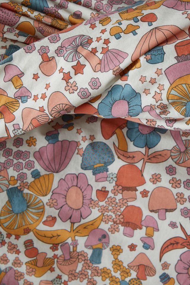 Mushroom Flower Duvet Set #2