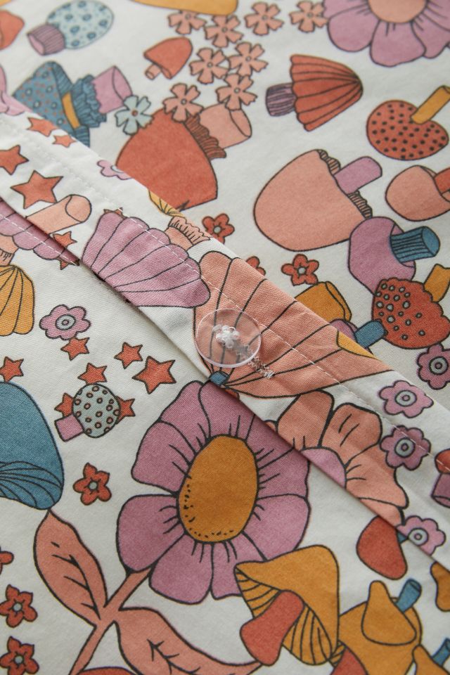 Mushroom Flower Duvet Set #4