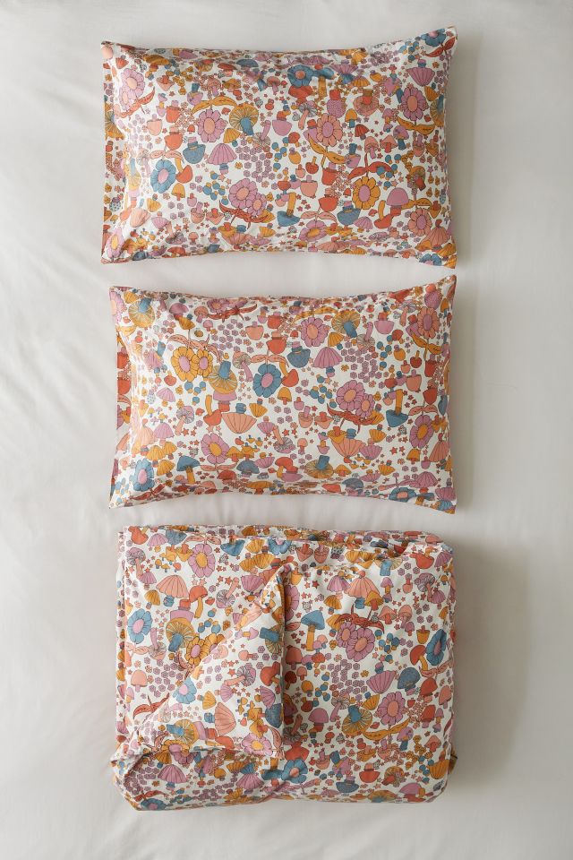 Mushroom Flower Duvet Set #5
