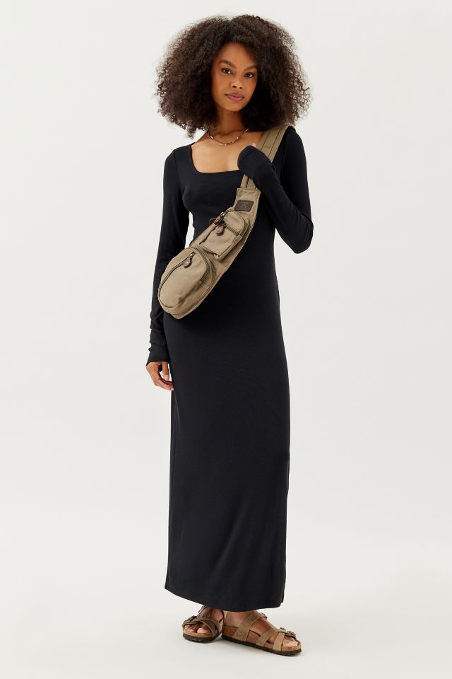 UO Sabina Knit Long Sleeve Midi Dress #1