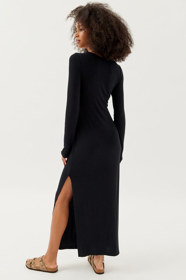 UO Sabina Knit Long Sleeve Midi Dress #4