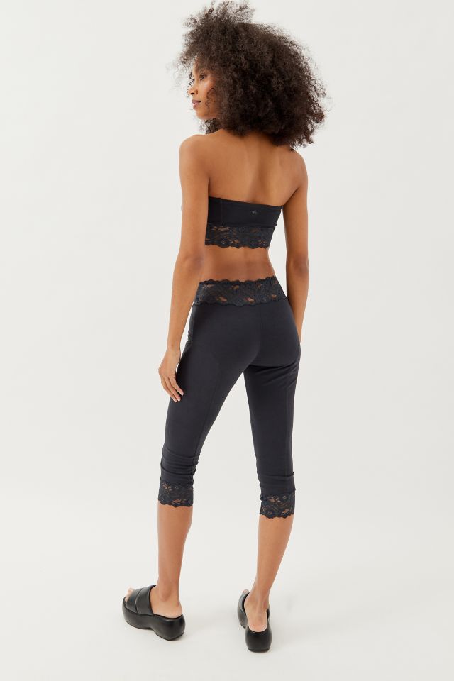 Out From Under Kora Lace Tube Top & Capri Pant Set #4