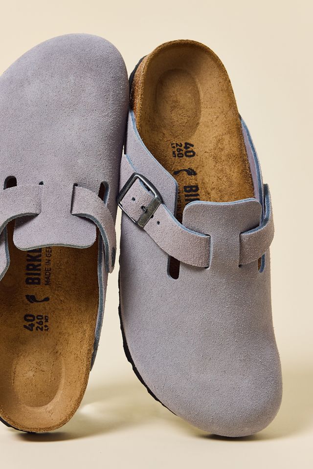 Birkenstock Women's Boston Suede Clogs #1