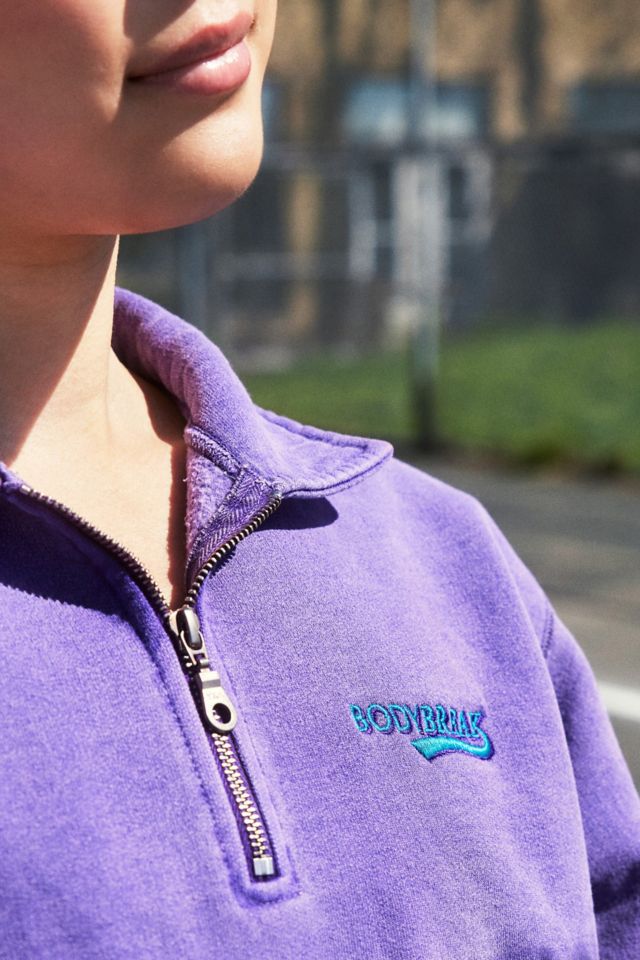 Good For Sunday BodyBreak Retro Quarter Zip Sweatshirt #4