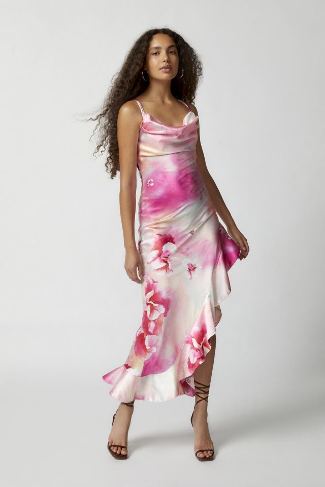 Rare London Satin Floral Maxi Dress #2