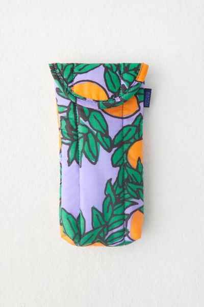 Baggu Puffy Glasses Sleeve In Orange Tree Periwinkle At Urban Outfitters