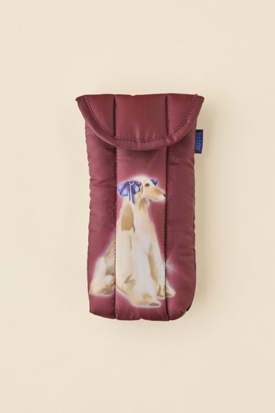 Baggu Puffy Glasses Sleeve In Fancy Dogs, Women's At Urban Outfitters