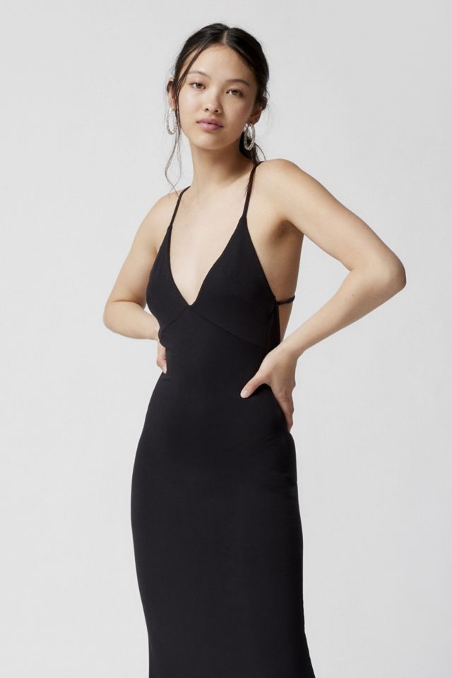Robe Maxi Bardot Victoire Diamante Dos Bretelles #3