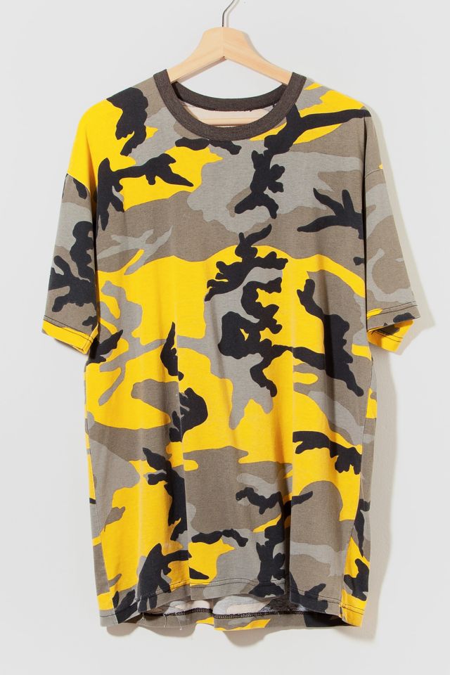 Yellow store camo shirt