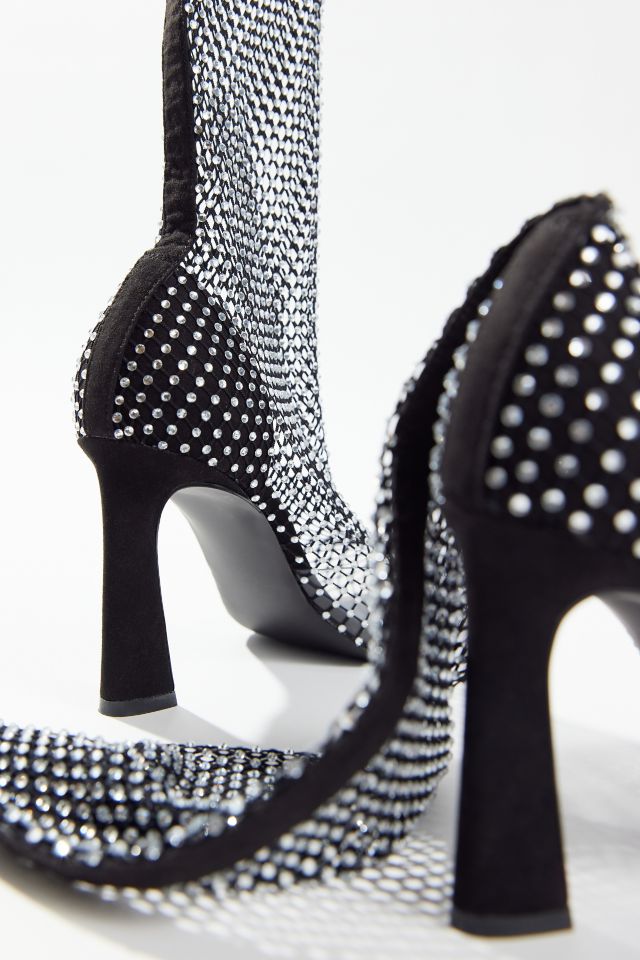 Steve Madden Sapphire Rhinestone Mesh Over-The-Knee Boot #5