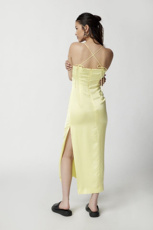 Bardot Irena Satin Midi Dress #3