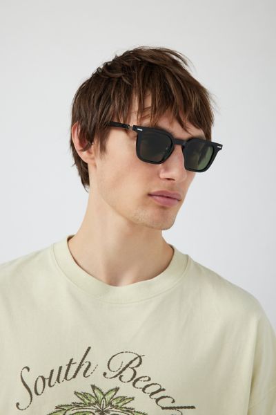 Highland Square Sunglasses in Black, Men's at Urban Outfitters