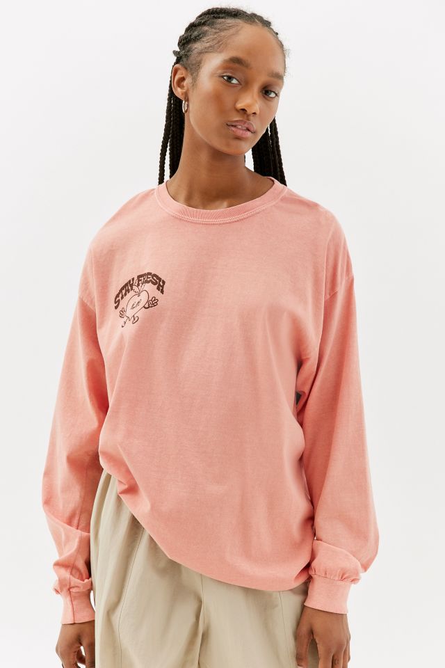 Stay Fresh Oversized Long Sleeve Tee | Urban Outfitters