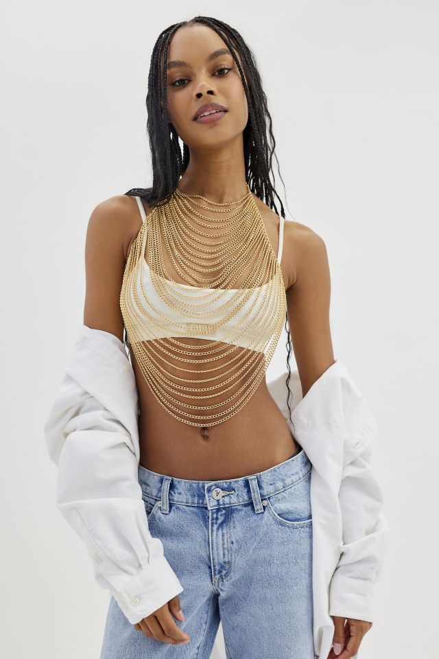 Sam Draped Chain Top #1