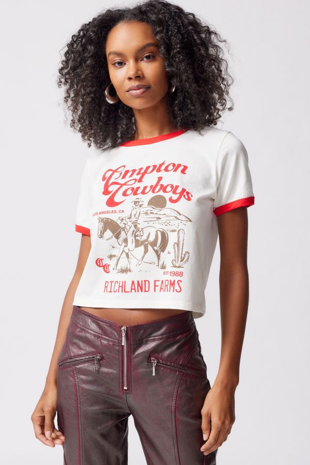 Compton Cowboys Cropped Ringer Tee #2